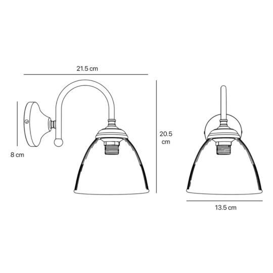 klasszikus antik rez elegans uvegburas fali lampa bronz szinu haloszoba falikar lampa konyha mediterran lampak tradicionalis rusztikus rezlampa lameridiana lampabolt budapest 2.jpg